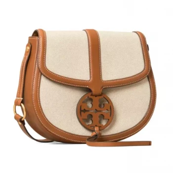 Tory Burch Miller Canvas Quadrant Saddle Bag