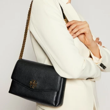 Tory Burch Kira Pebbled Leather Small Convertible Shoulder Bag