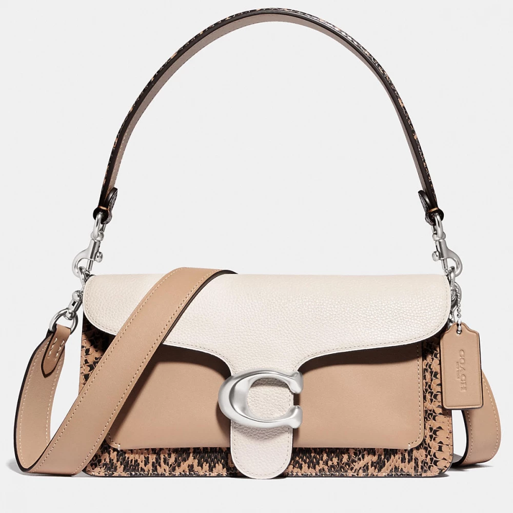 COACH Tabby 26 Signature Canvas Color-Block Tabby Small Shoulder