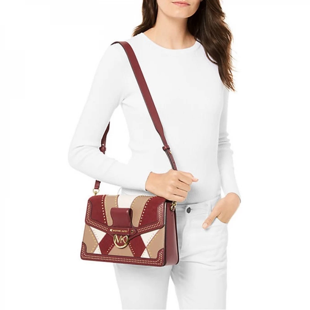 Michael Kors Burgundy Shoulder Bag  eBay