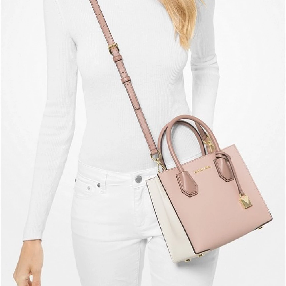 Michael Kors Pink Accordian Leather Crossbody Bag – Retro Designer Wear