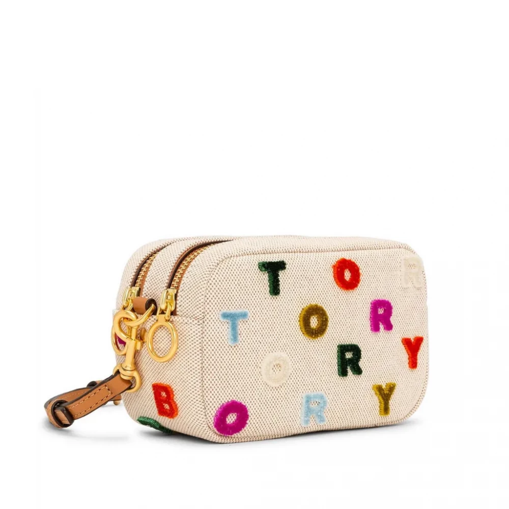 Tory Burch Perry Fil Coupe Mini Bag in Natural-Multi Color